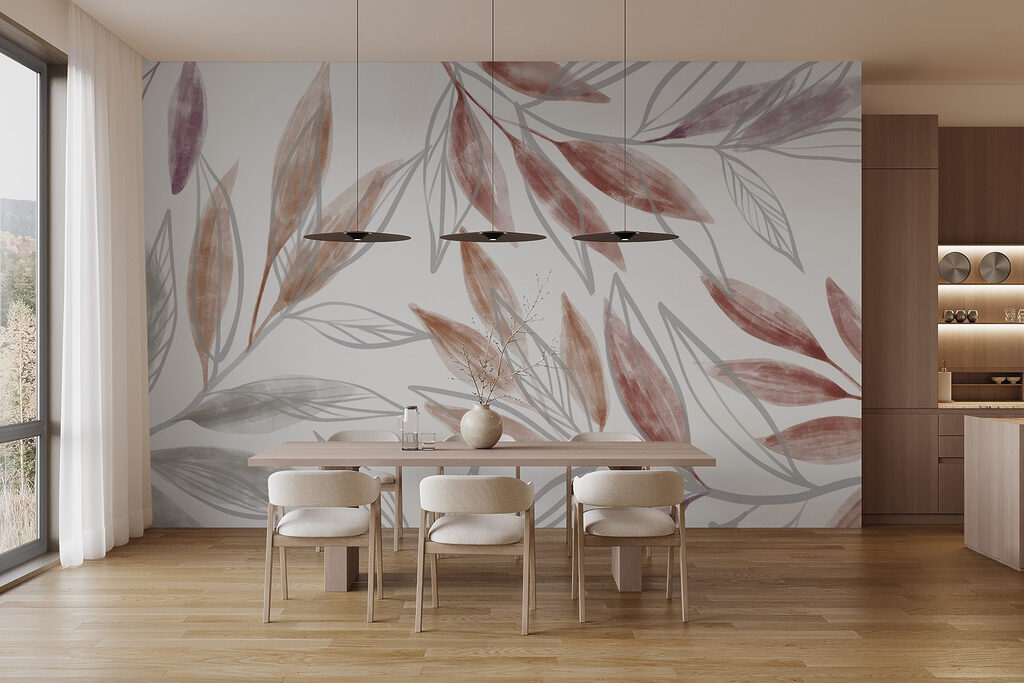 Soft hues of nature intertwine gracefully