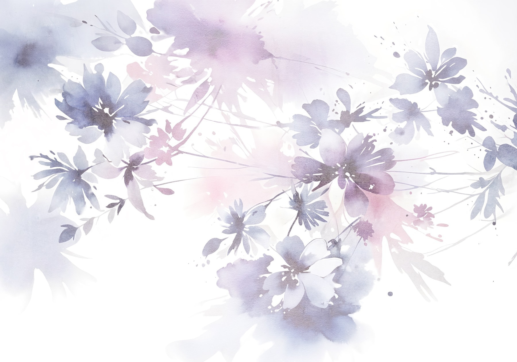 Watercolor painting of flowers Watercolor painting of flowers