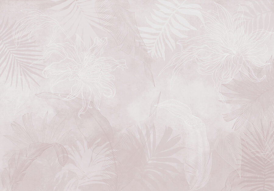 White and pink floral pattern White and pink floral pattern