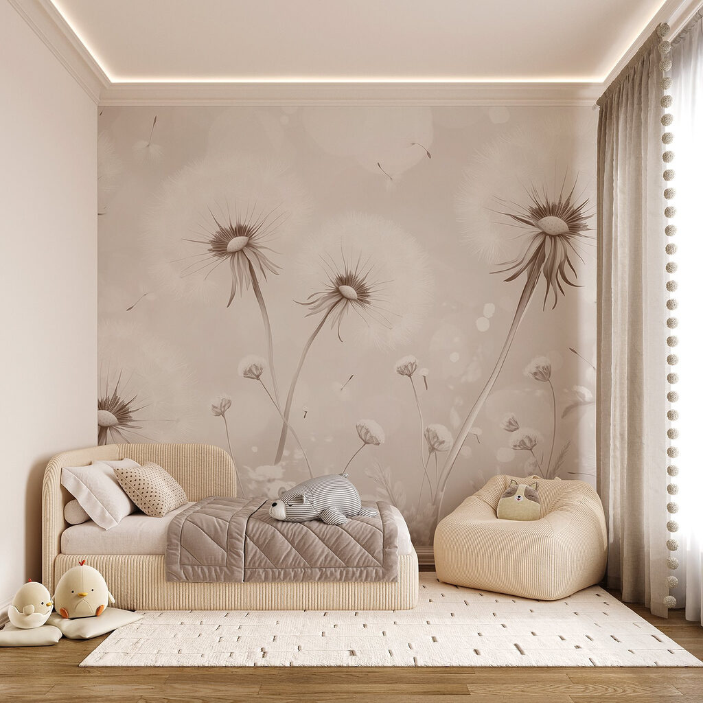 Delicate dandelion dreams in bloom