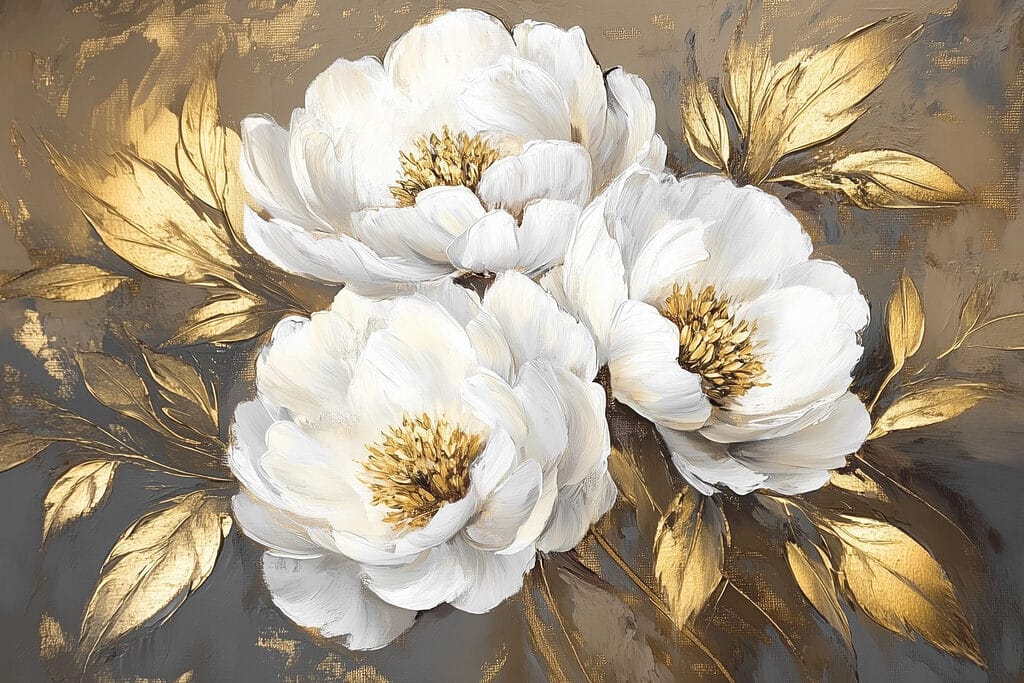 Delicate blooms in soft hues