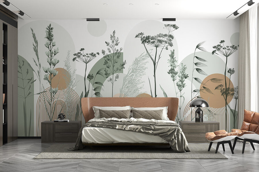 Klidný abstraktní design inspirovaný přírodou Klidný abstraktní design inspirovaný přírodou