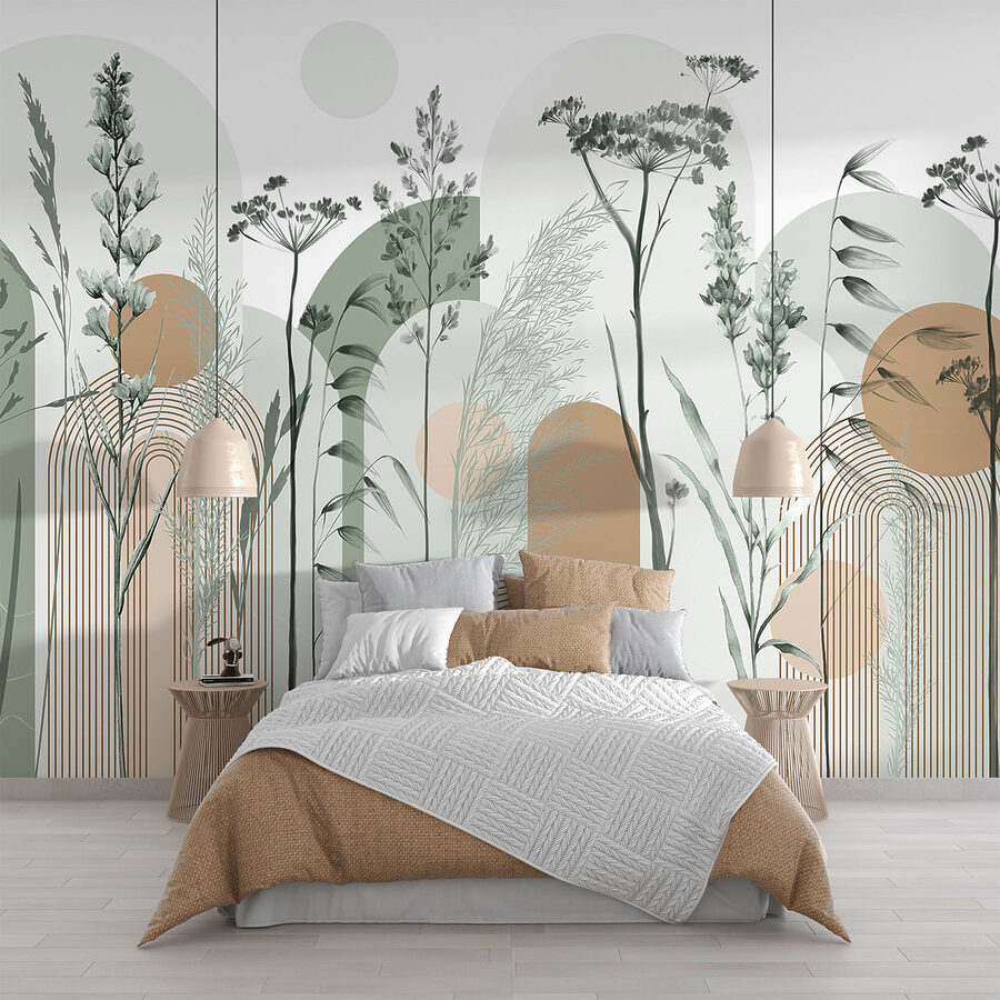 Klidný abstraktní design inspirovaný přírodou Klidný abstraktní design inspirovaný přírodou