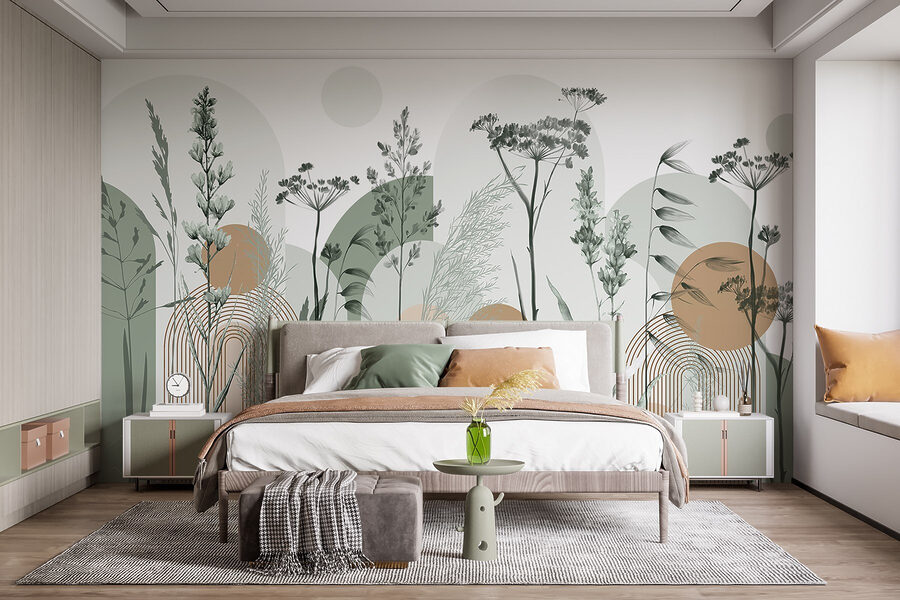 Klidný abstraktní design inspirovaný přírodou Klidný abstraktní design inspirovaný přírodou