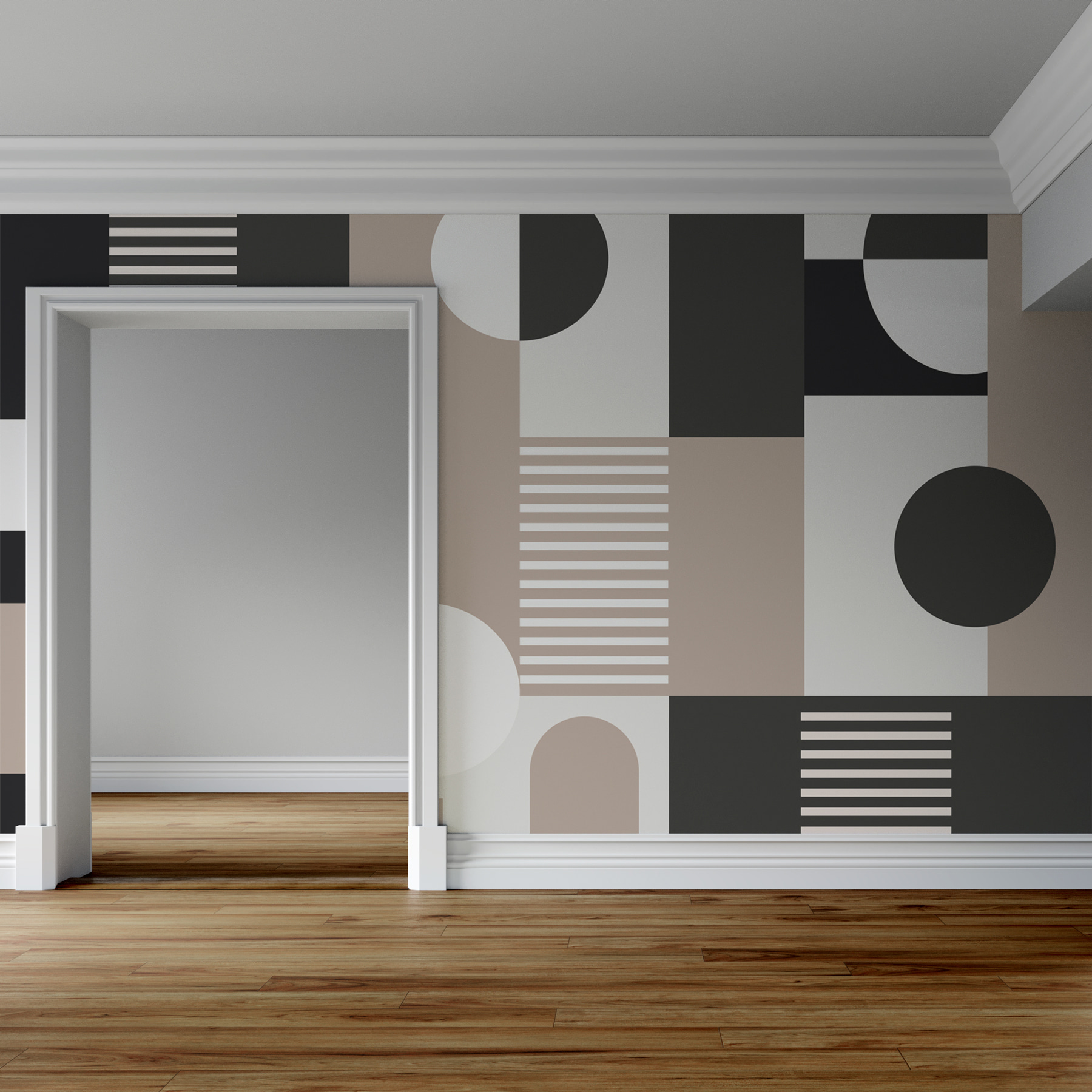 Pattern of geometric shapes