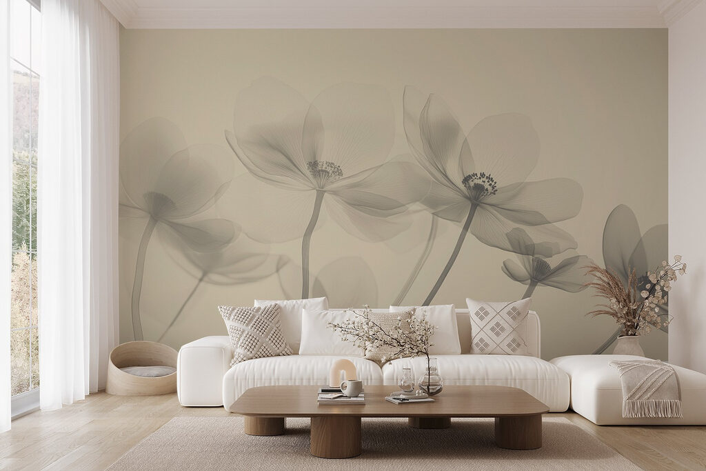 Delicate petals in soft hues