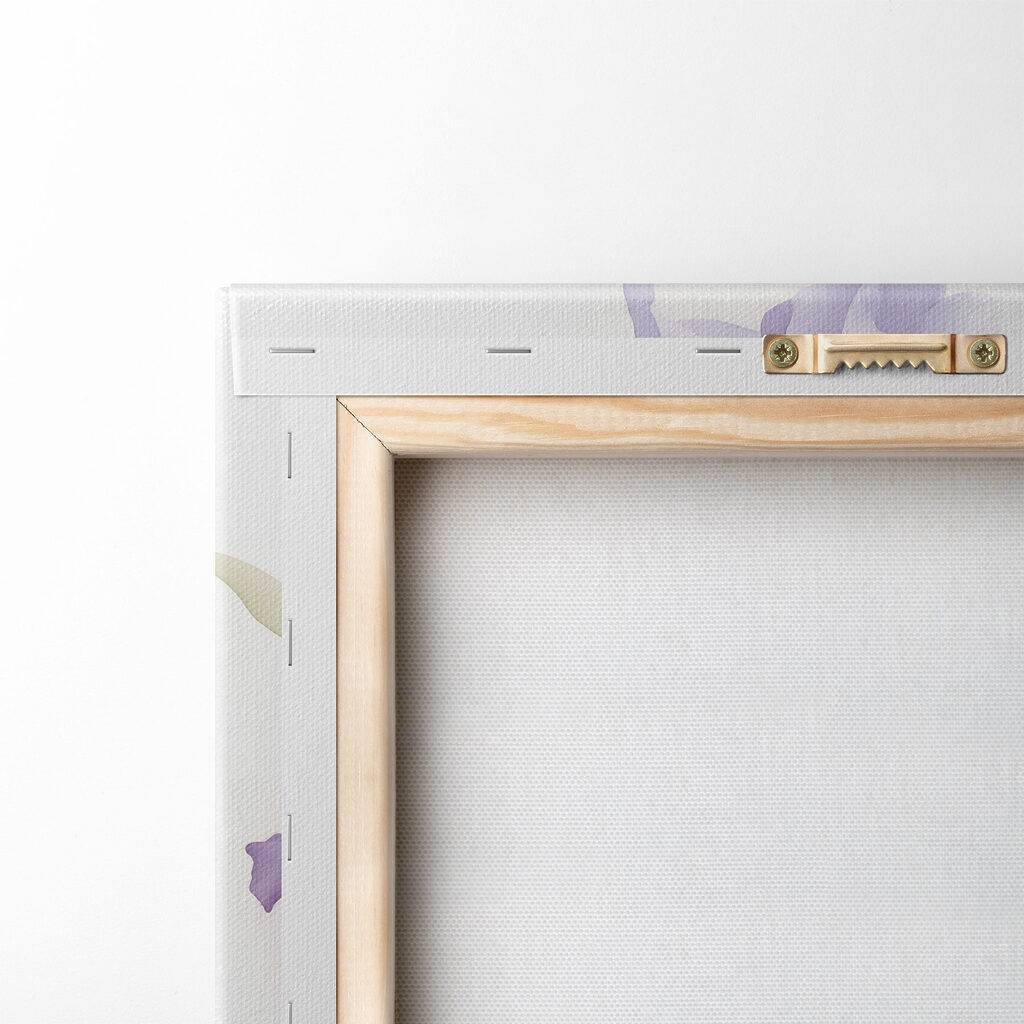 Iris in soft pastel hues