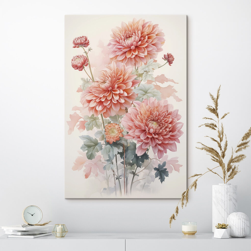 Beautiful blooms in soft colors