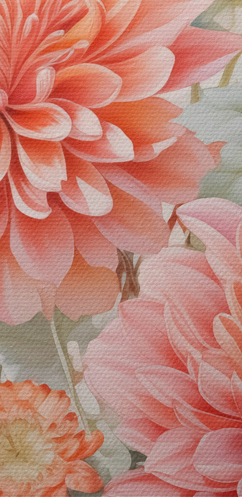 Beautiful blooms in soft colors