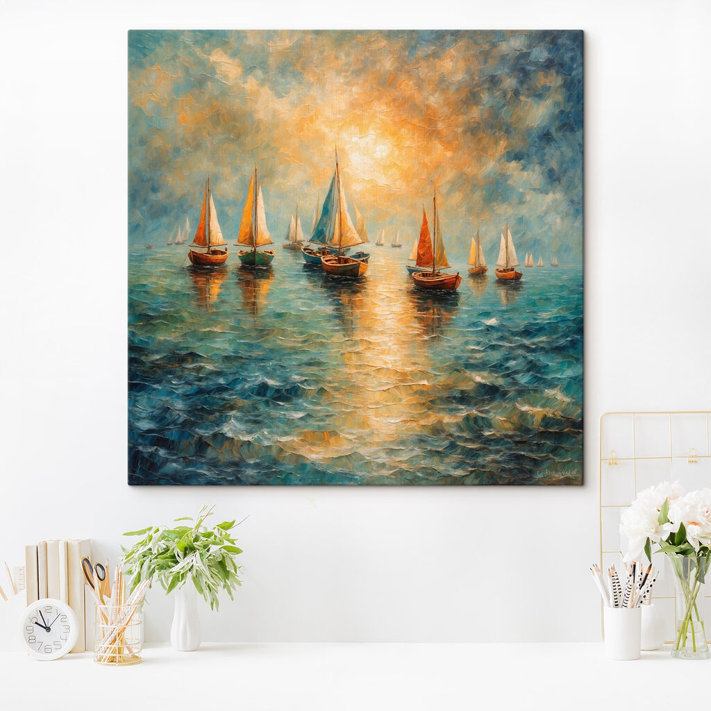 Group of boats on water