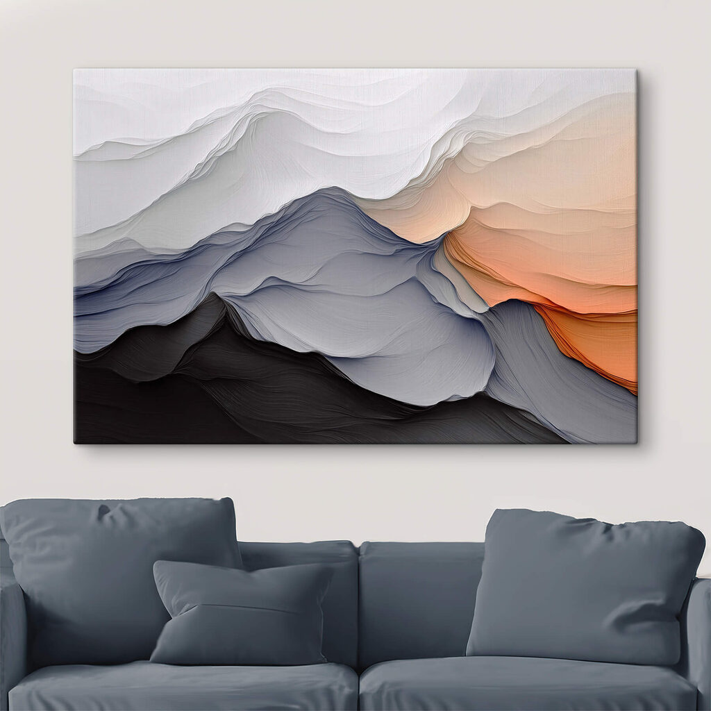 White and black mountains
