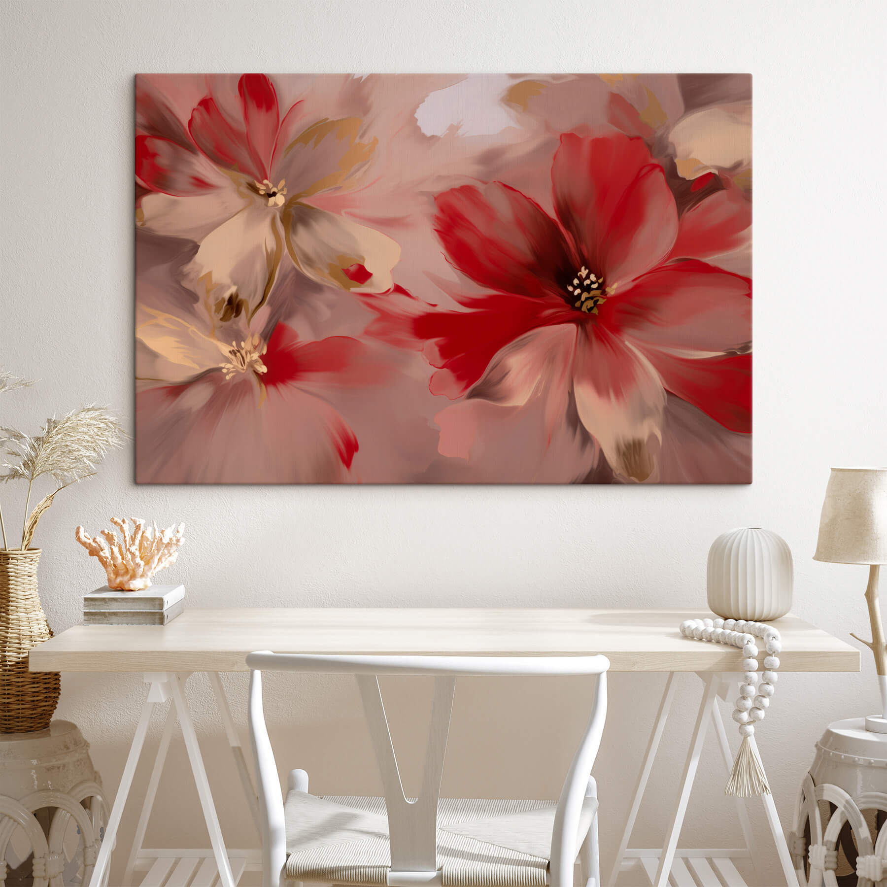 Blooming flowers in soft hues Blooming flowers in soft hues