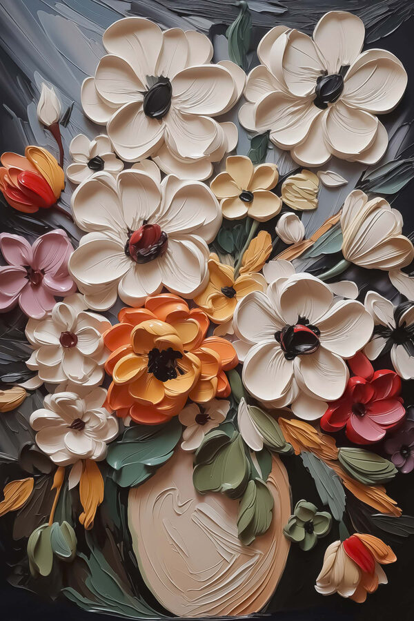 Beautifully crafted floral arrangement artwork Beautifully crafted floral arrangement artwork