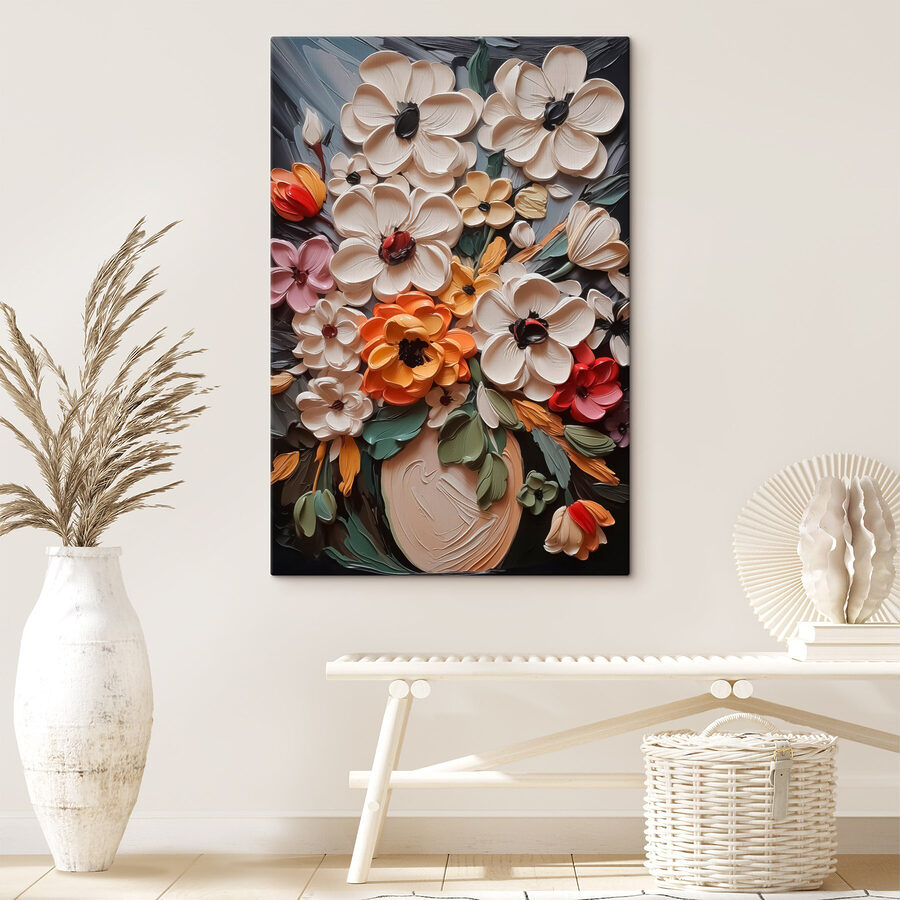 Beautifully crafted floral arrangement artwork Beautifully crafted floral arrangement artwork
