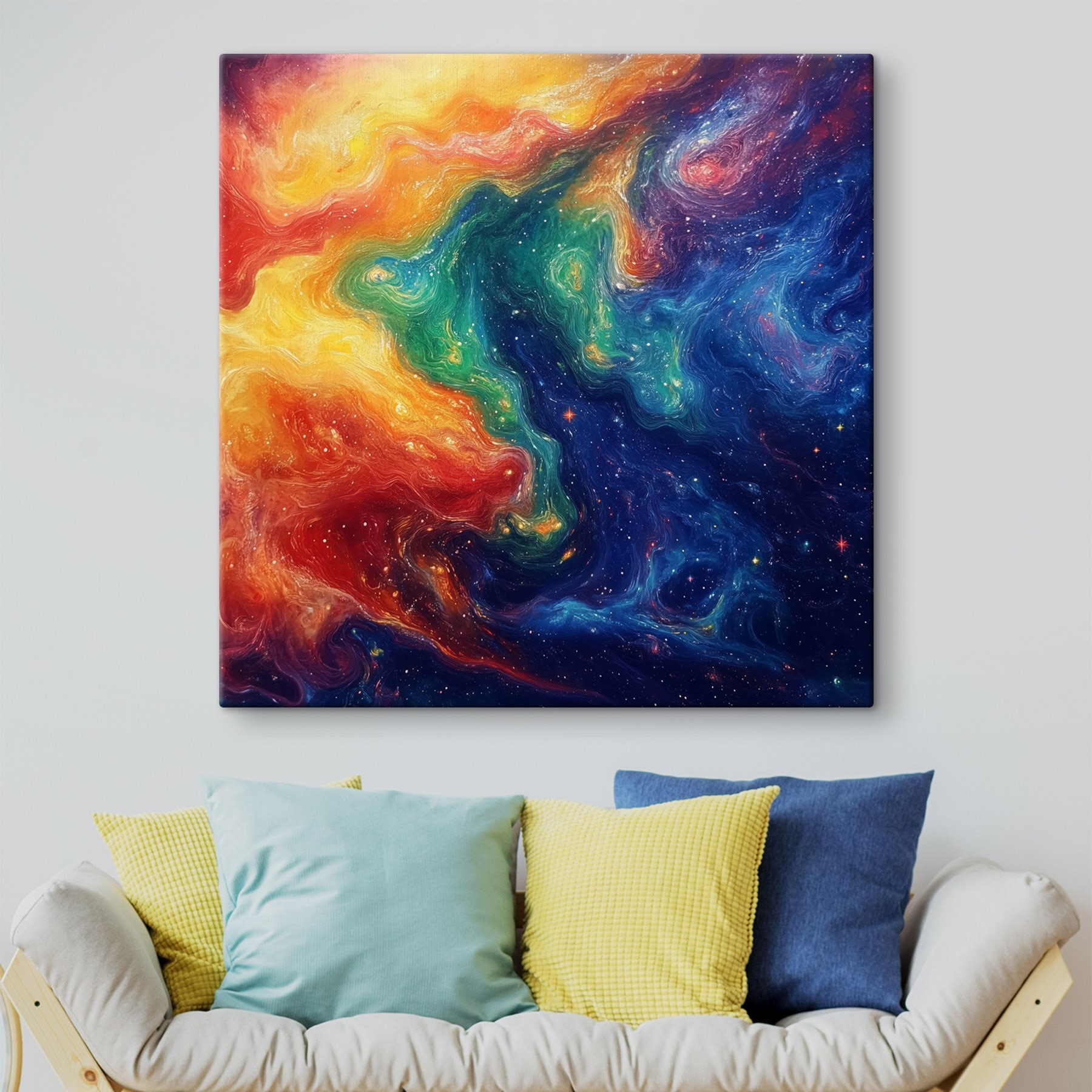 Colorful swirls of light Colorful swirls of light