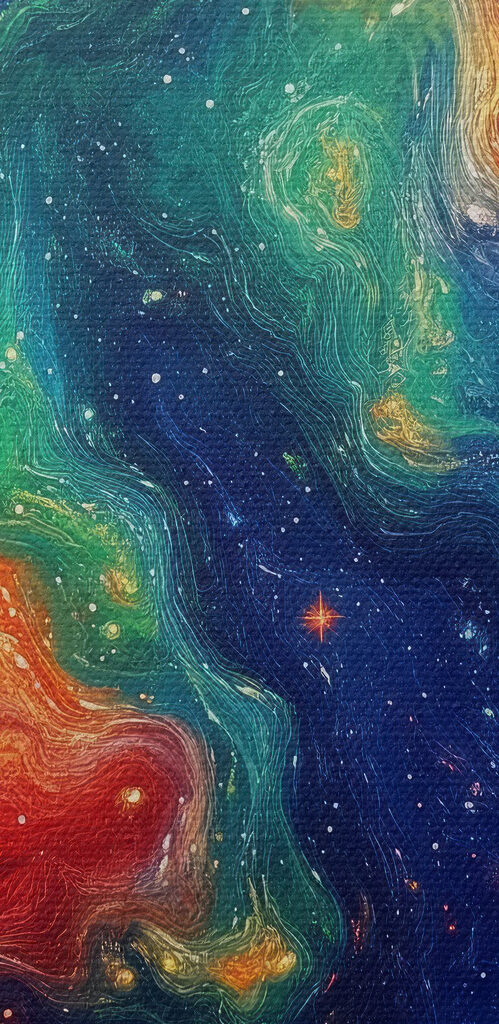 Colorful swirls of light Colorful swirls of light