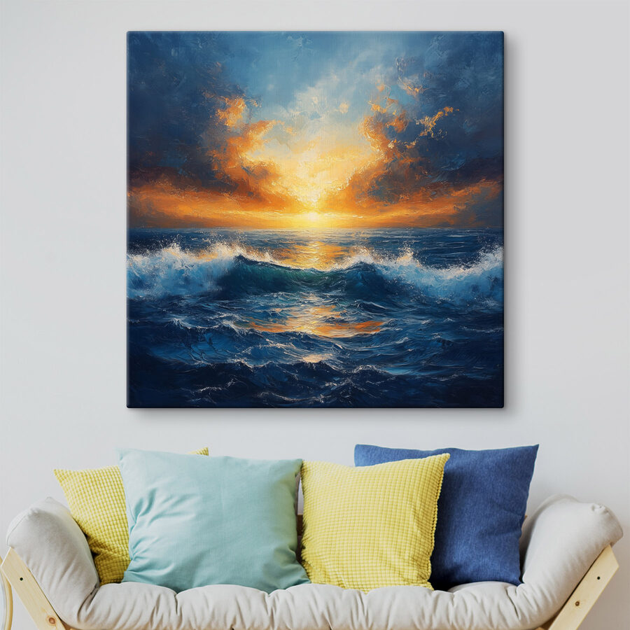 Západ slunce nad oceánem Západ slunce nad oceánem