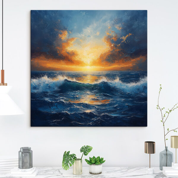 Západ slunce nad oceánem Západ slunce nad oceánem
