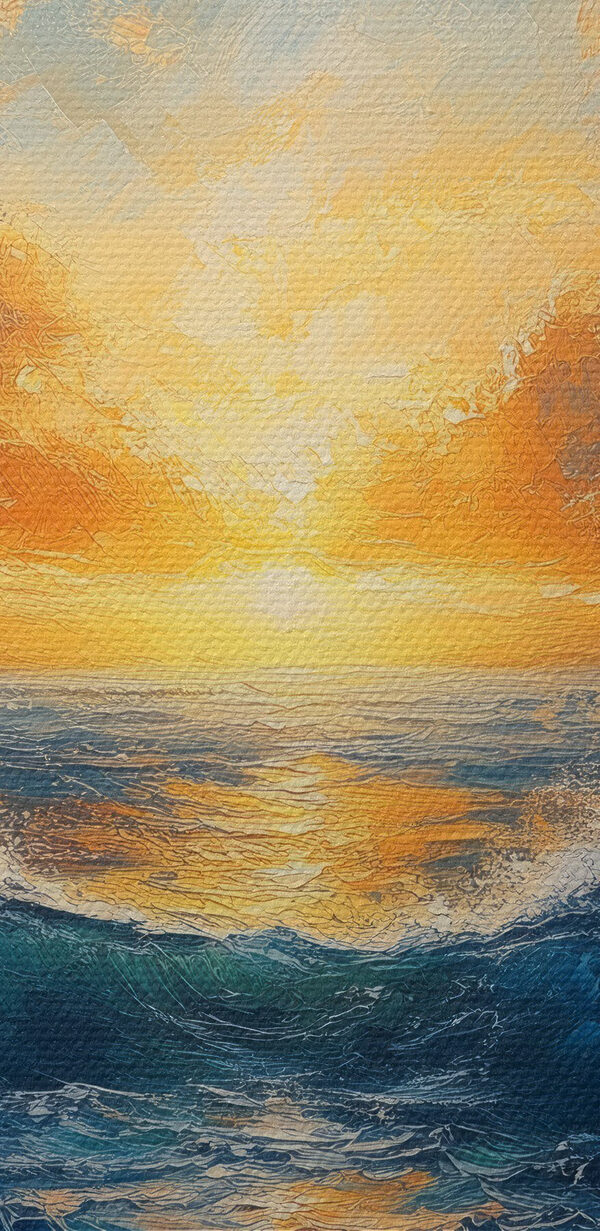 Západ slunce nad oceánem Západ slunce nad oceánem