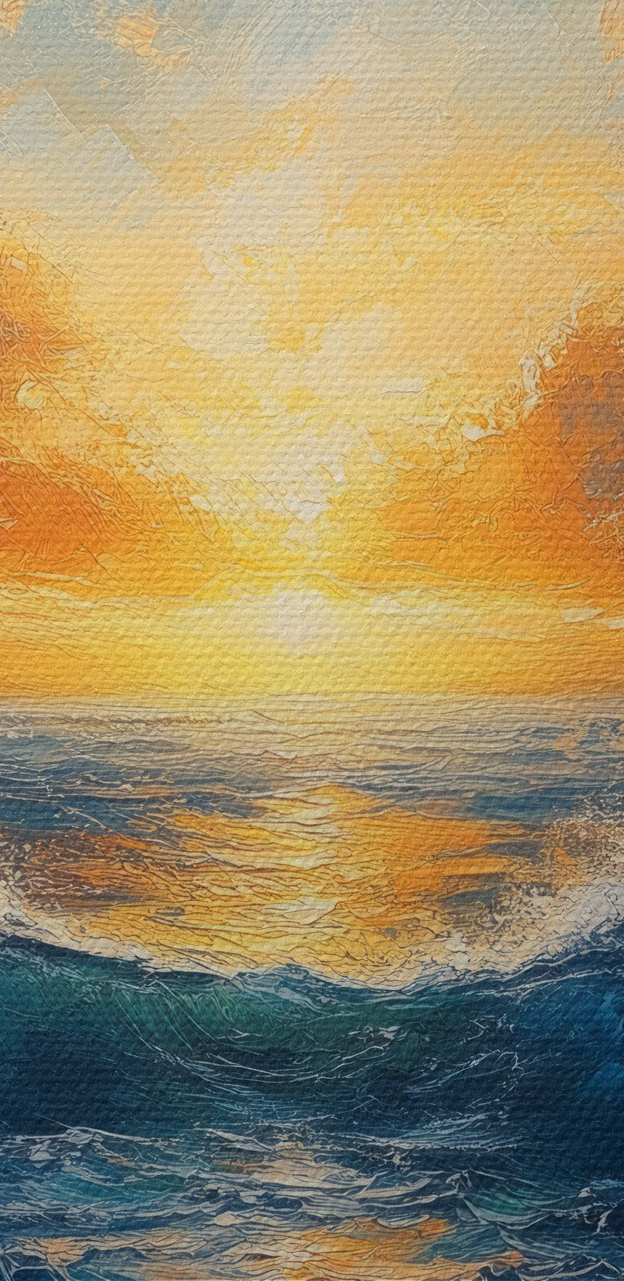Západ slunce nad oceánem Západ slunce nad oceánem