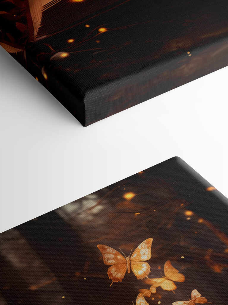 Book with butterflies flying out of it