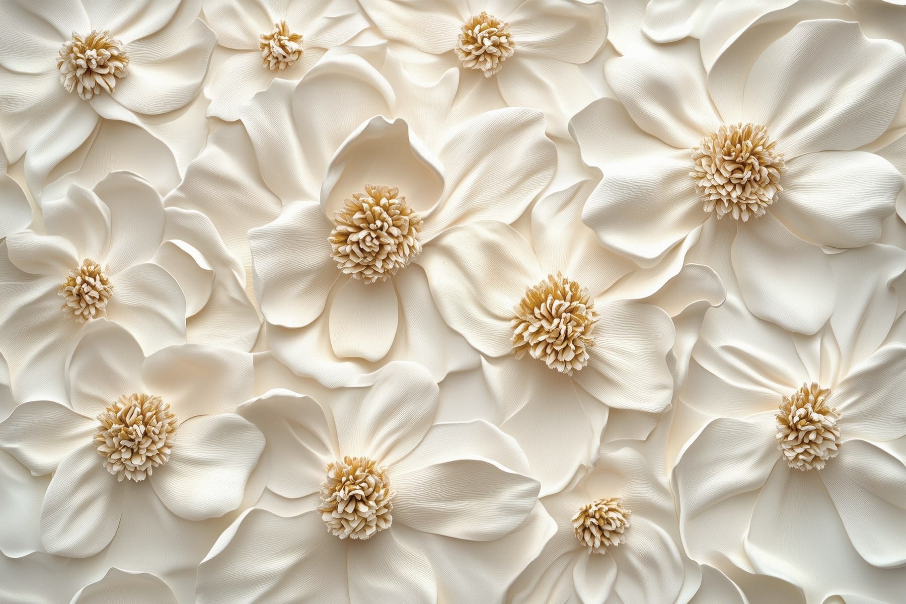 Group of white flowers