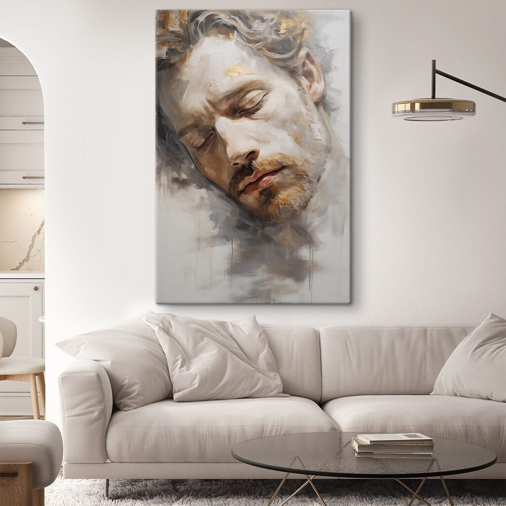 Serene expression of peaceful dreaming Serene expression of peaceful dreaming