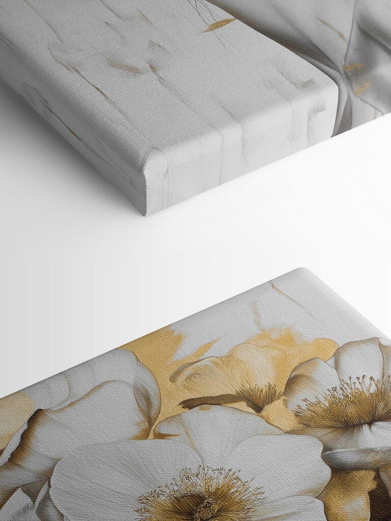 Woman with flowers in her hair