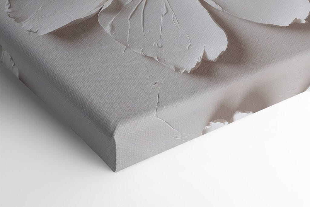 White flower made out of paper