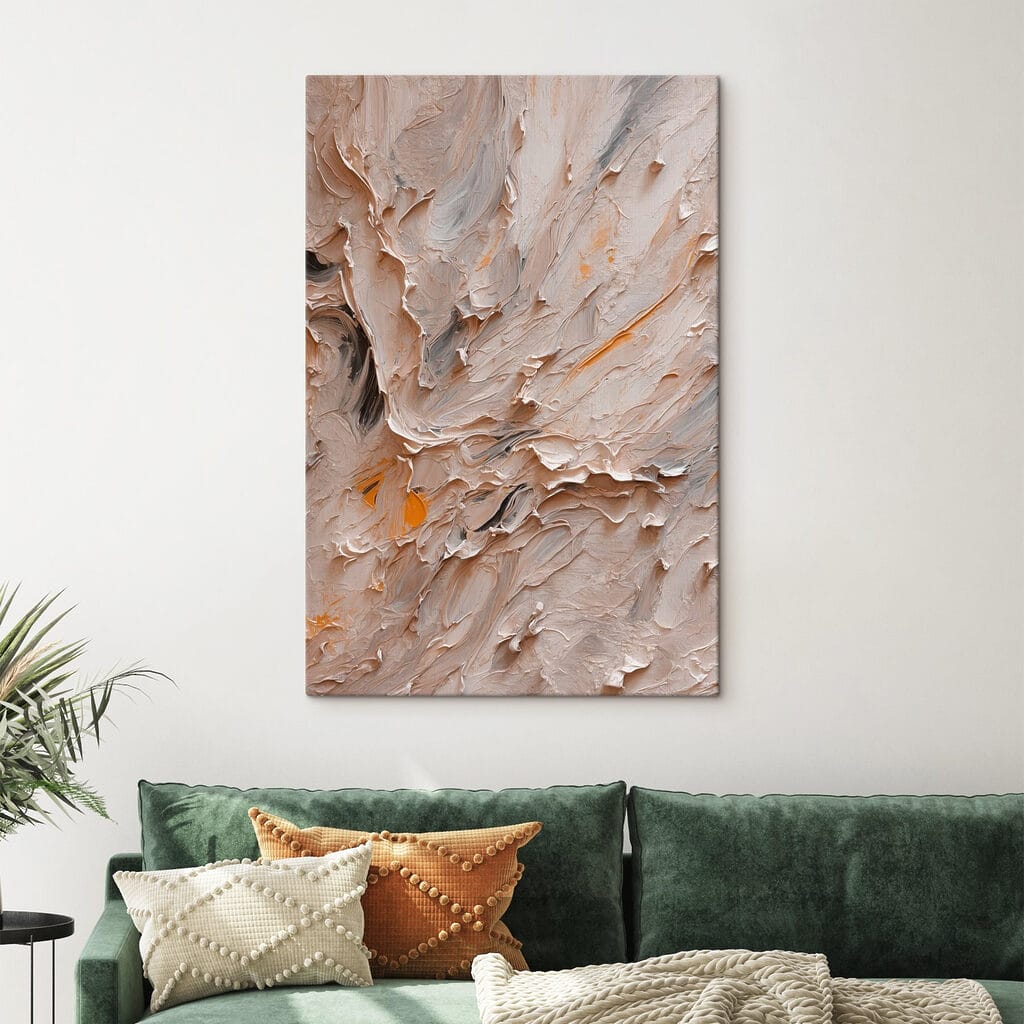 Abstract texture in soft hues