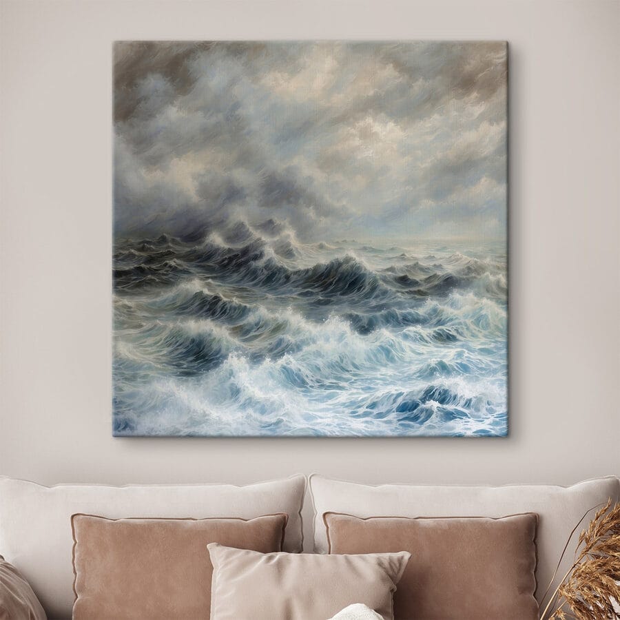 Malba vln v oceánu