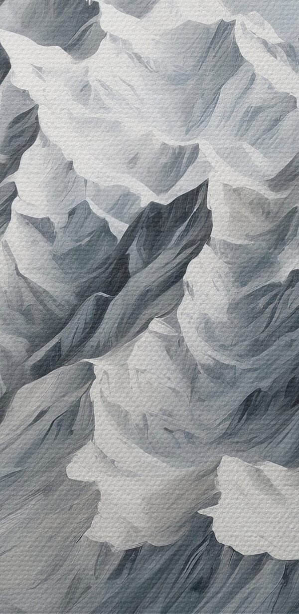 Mountain range with snow Mountain range with snow