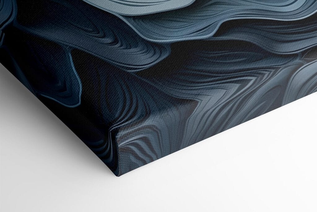 Flowing colors in abstract design