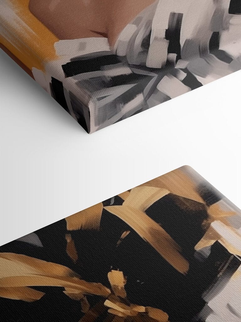 Elegant beauty in striking attire