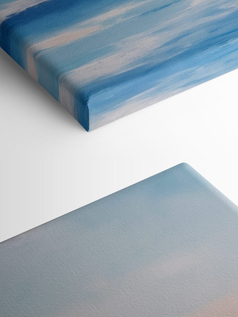 Painting of a body of water Painting of a body of water