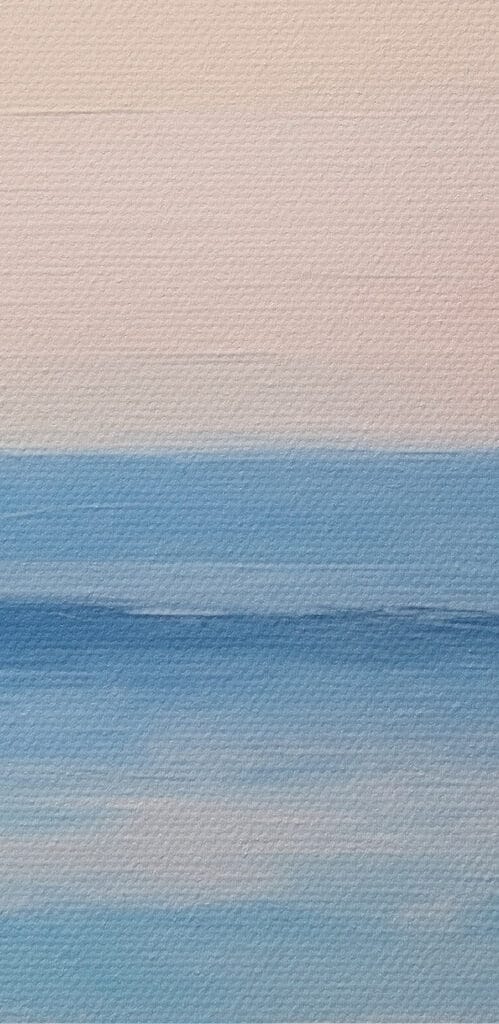 Painting of a body of water Painting of a body of water