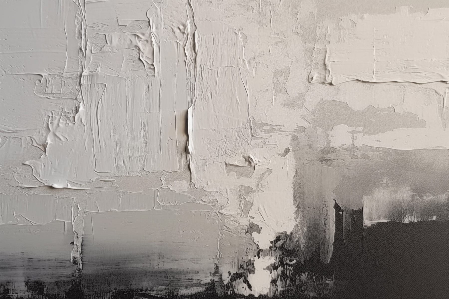 White and black wall