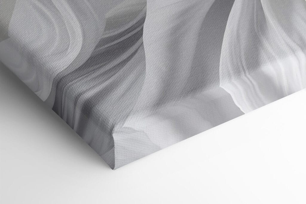 White fabric in the air