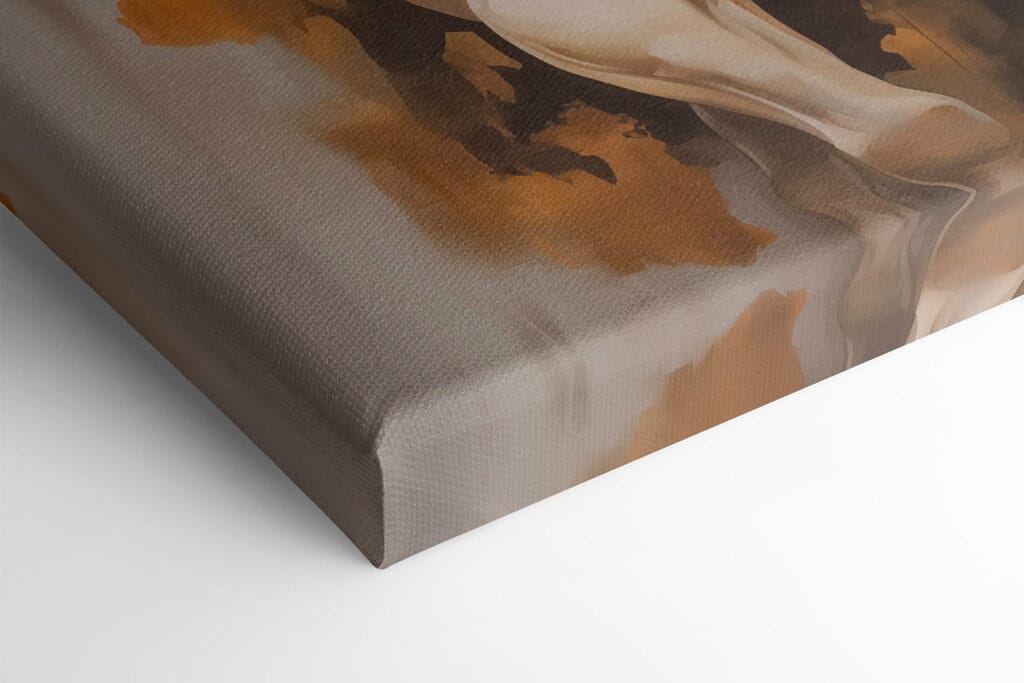 Painting of a horse with a long mane Painting of a horse with a long mane