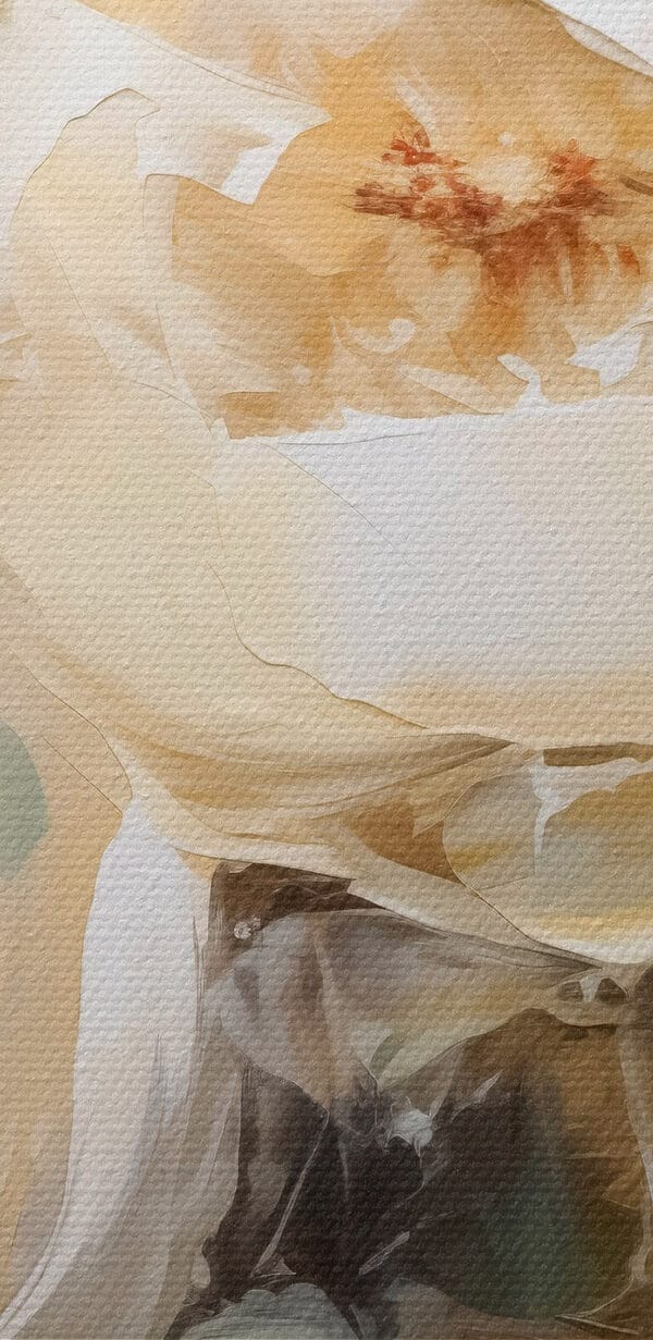 Malba bílých květin Malba bílých květin