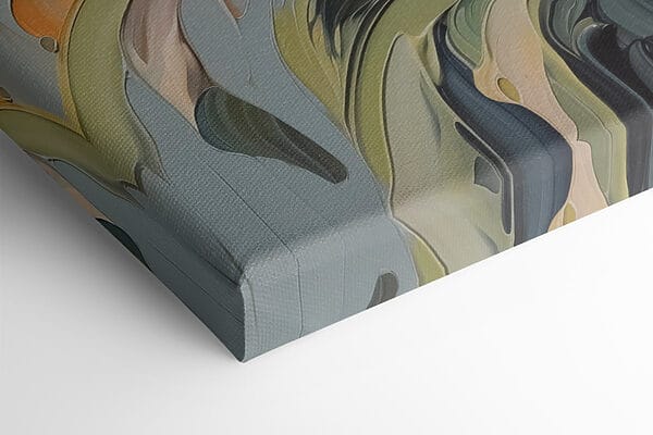 Malba tulipánů na šedém pozadí Malba tulipánů na šedém pozadí