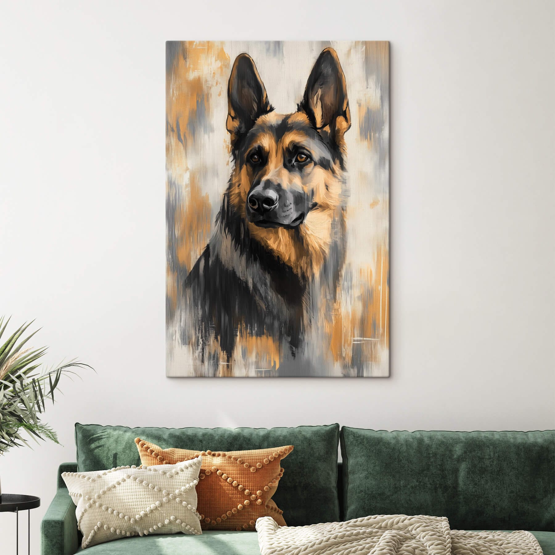 Painting of a dog