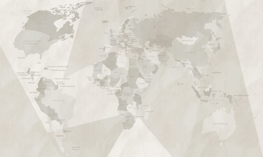 Map of the world