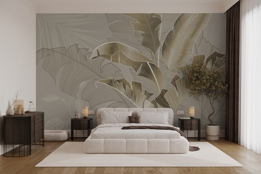 Elegantní botanická ilustrace s jemnými detaily