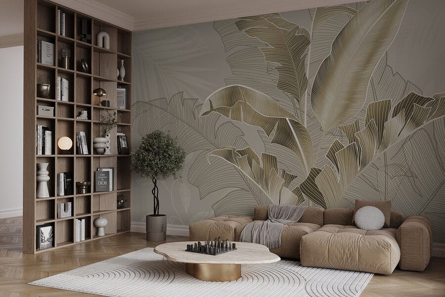 Elegantní botanická ilustrace s jemnými detaily