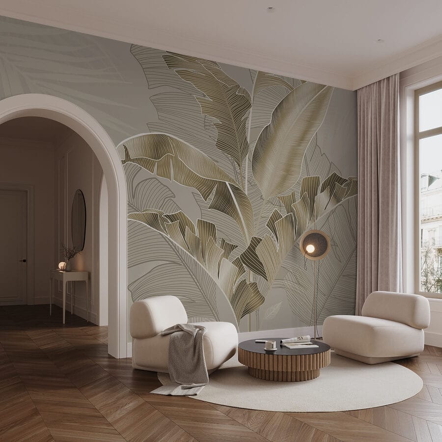 Elegantní botanická ilustrace s jemnými detaily