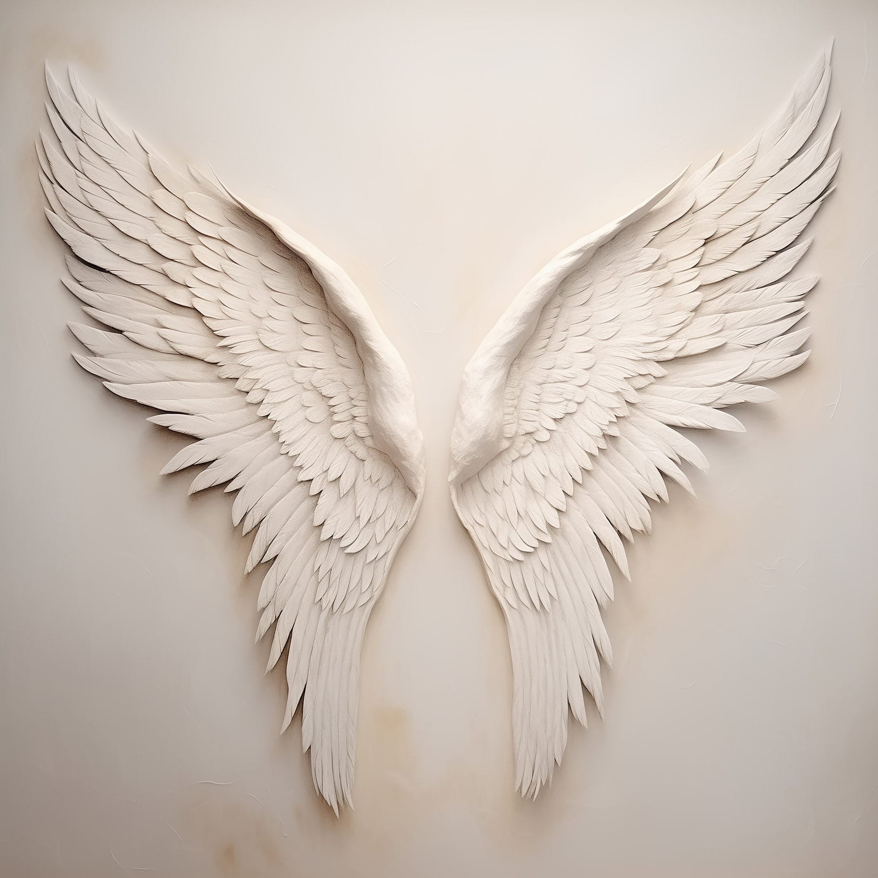 Pair of white wings