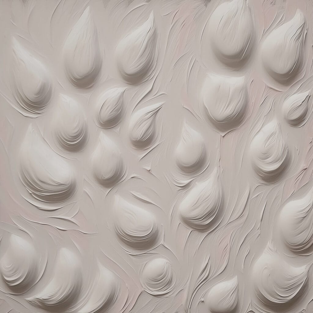 White background with many drops