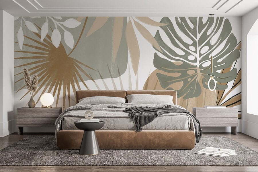 Abstraktní botanický design inspirovaný přírodou