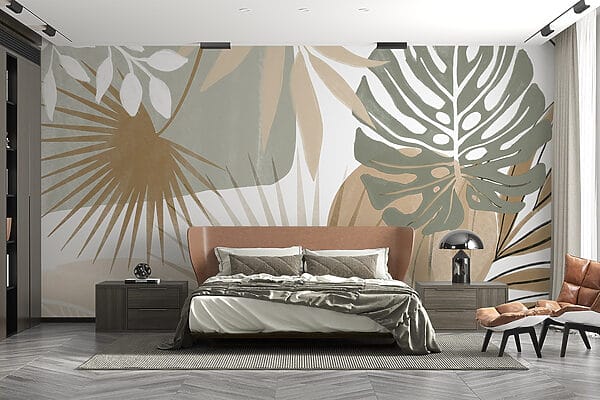 Abstraktní botanický design inspirovaný přírodou Abstraktní botanický design inspirovaný přírodou